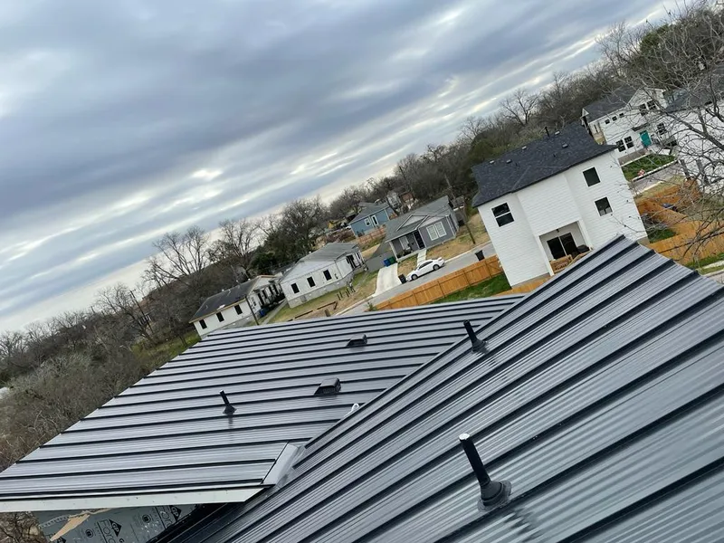 Standing seam metal roof panels with vents for Skylight Repair in Schroeppel